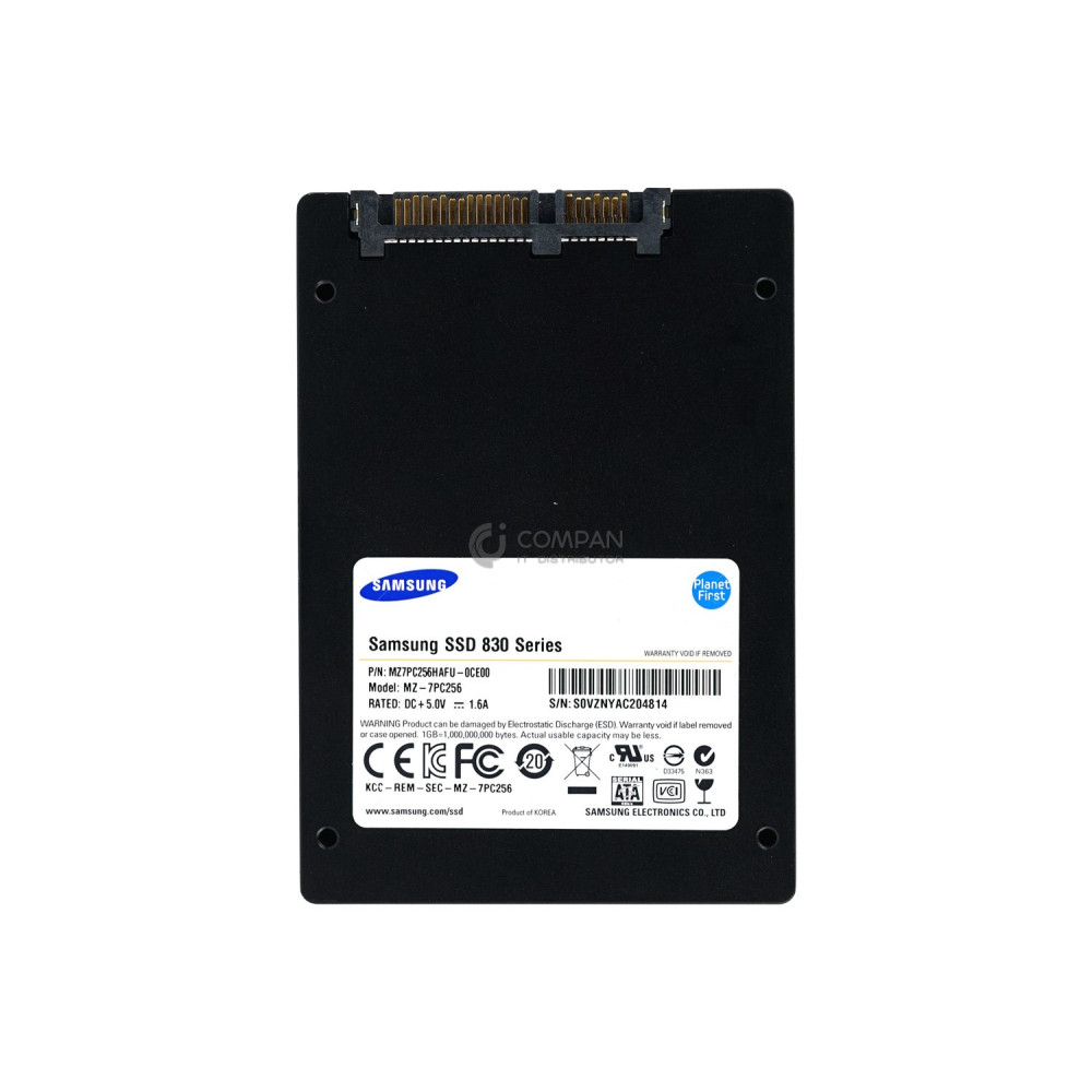 MZ-7PC256 SAMSUNG 256GB 6G SATA SSD 2.5 SFF